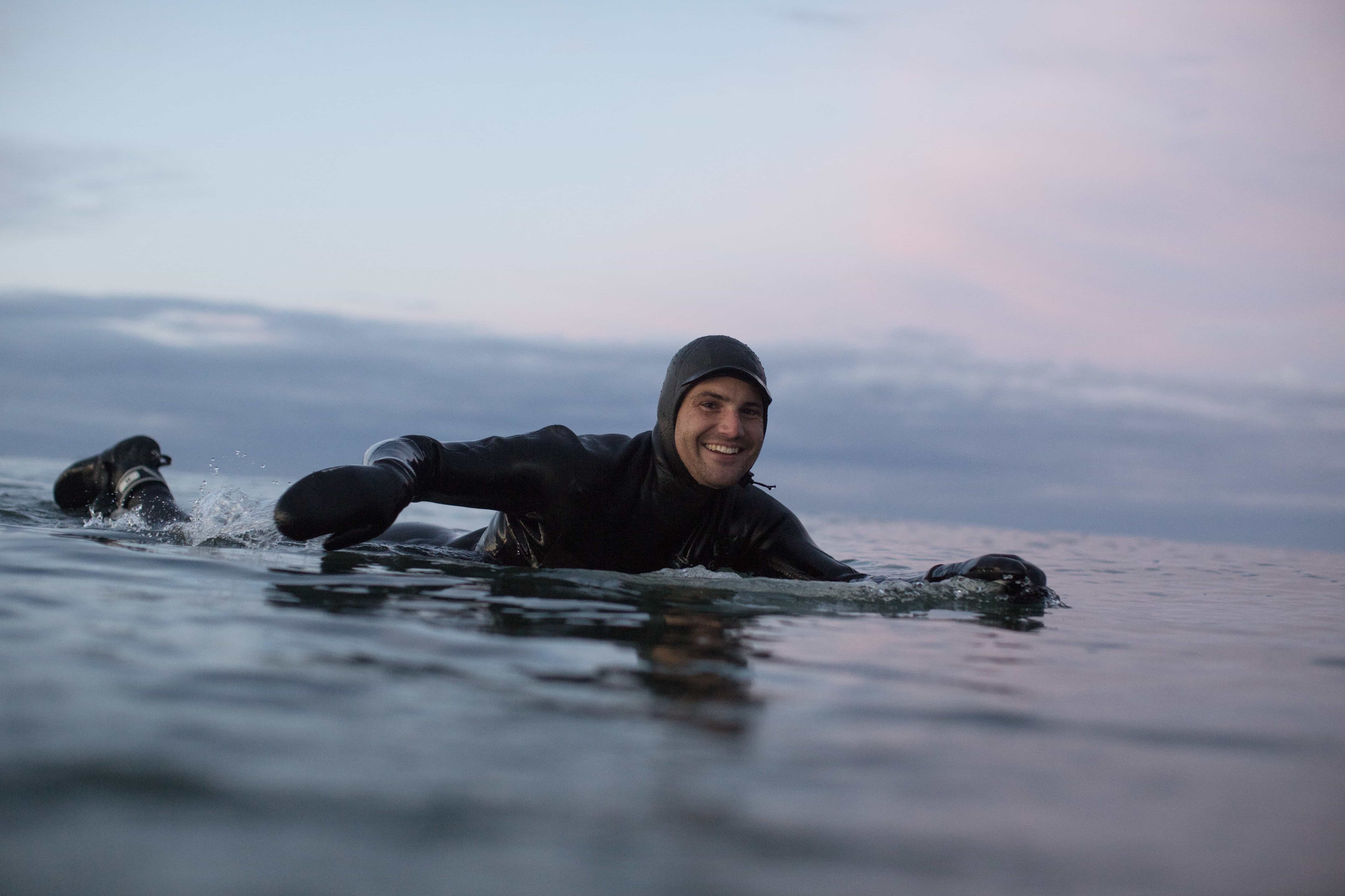 Portait of myself paddling